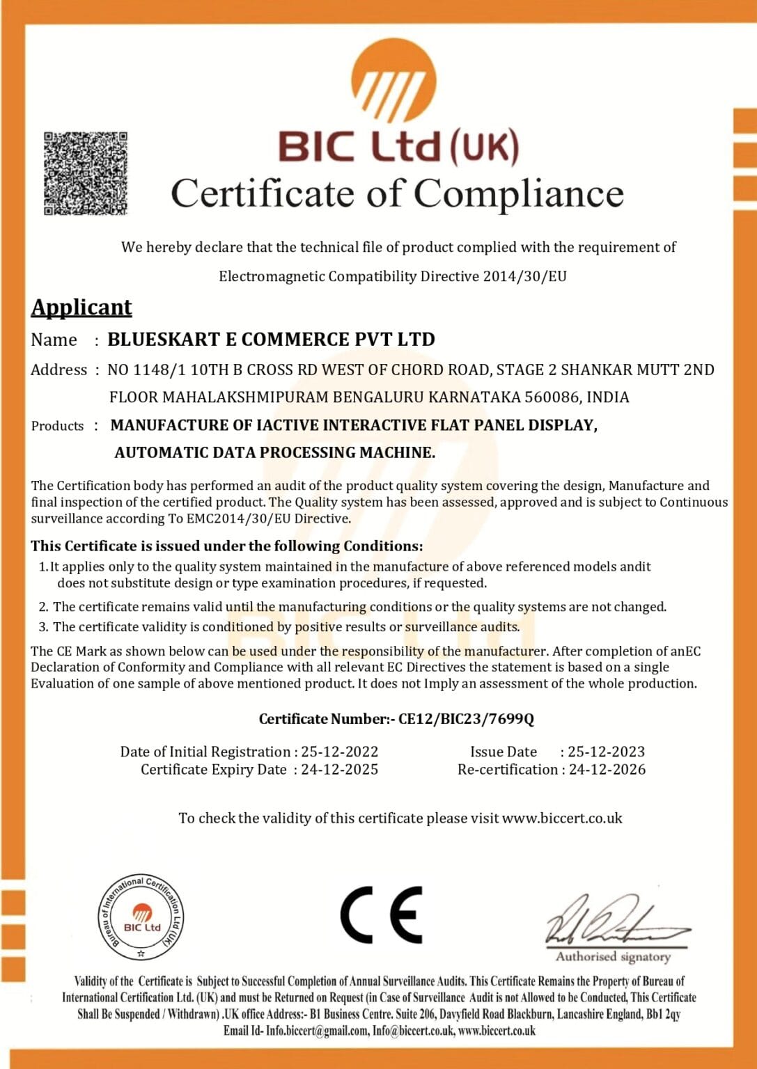 CE Certification